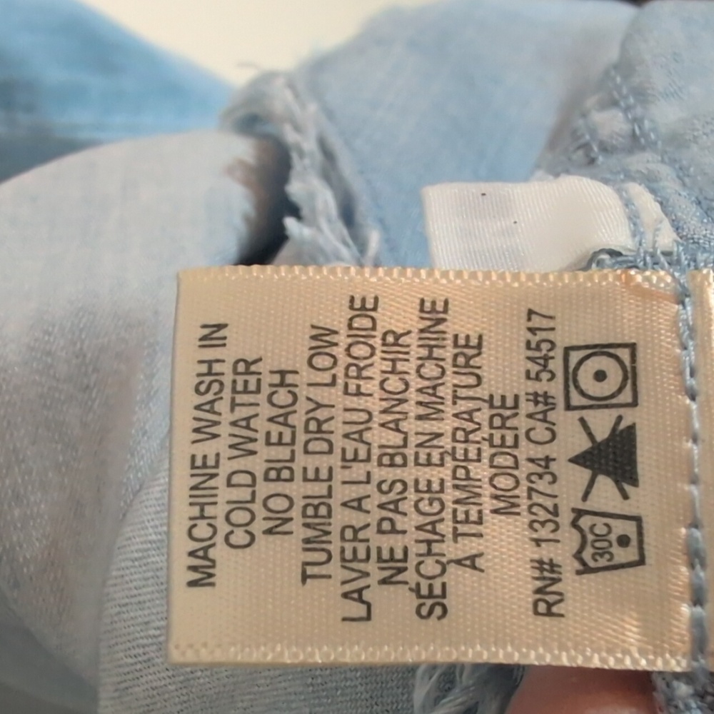 Cloth & Stone Light Blue Denim Shirt Dress - Picture 10 of 10